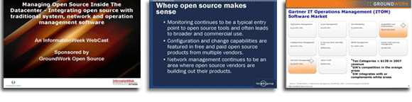 Open Source in the Datacenter Screencaps